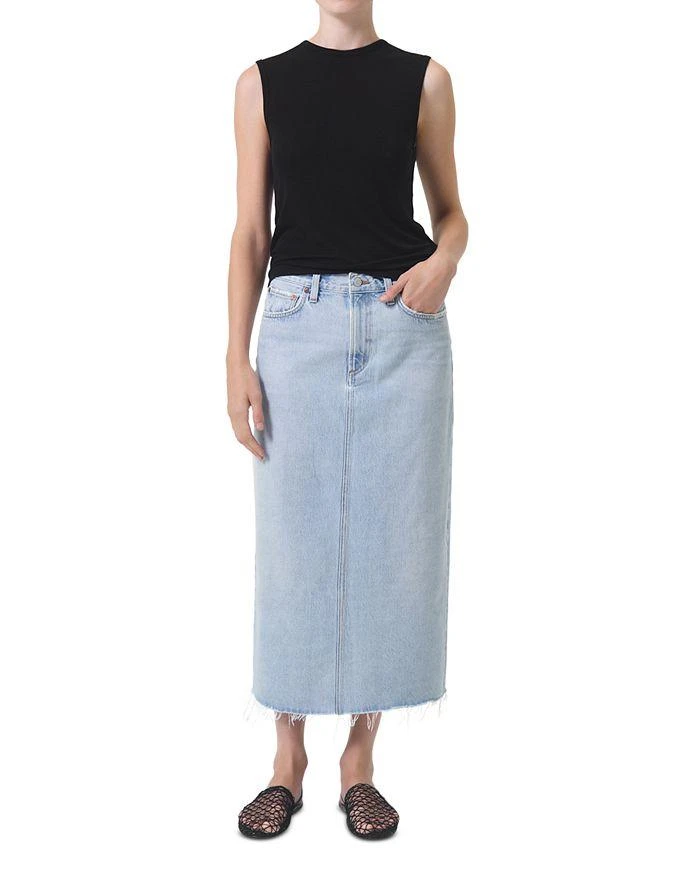 商品AGOLDE|Della Denim Midi Skirt,价格¥753,第3张图片详细描述