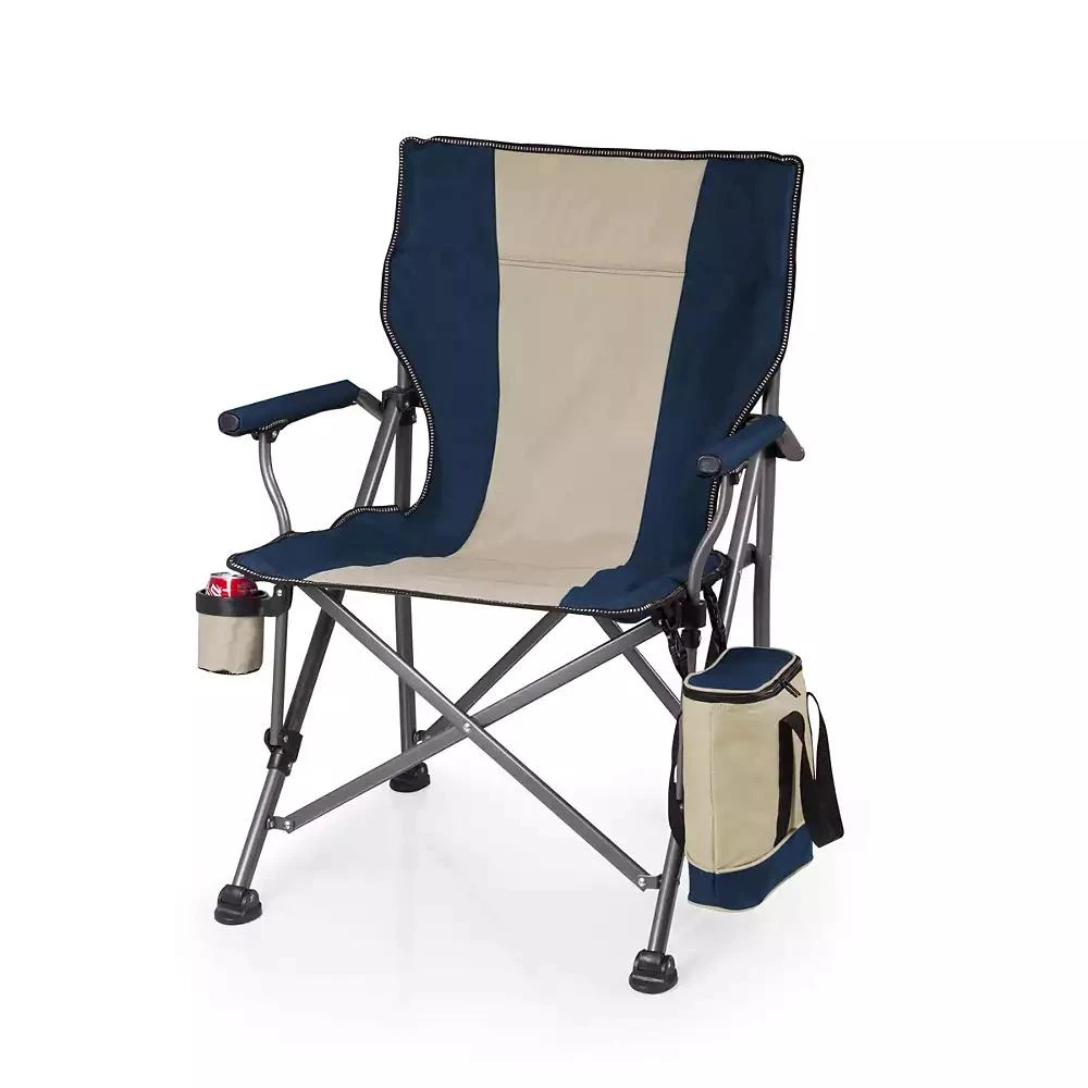 商品ONIVA|by Picnic Time Navy Outlander Folding Camp Chair with Cooler,价格¥311,第1张图片