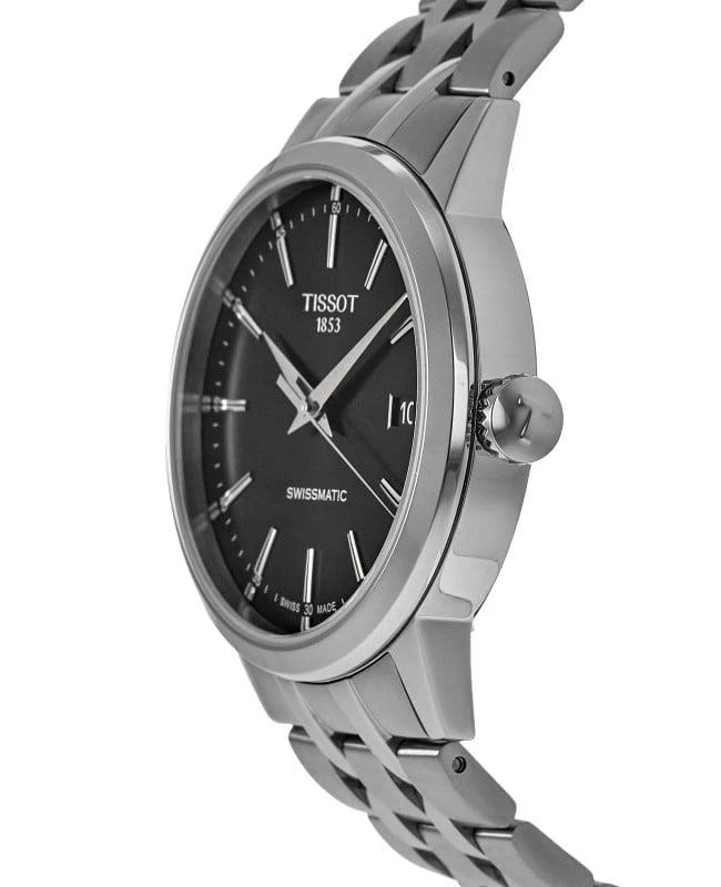 商品Tissot|Tissot Classic Dream Swissmatic Automatic Black Dial Steel Men's Watch T129.407.11.051.00,价格¥4398,第3张图片详细描述