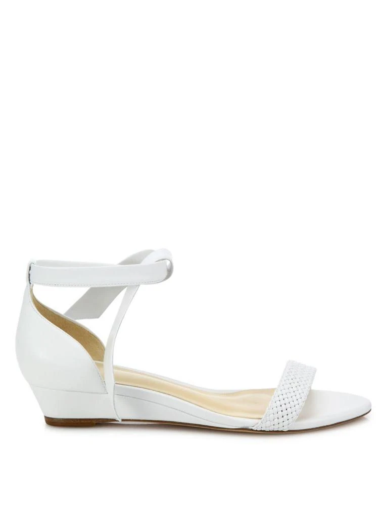商品Alexandre Birman|Atenah Woven Leather Demi-Wedge Sandals,价格¥1102,第5张图片详细描述