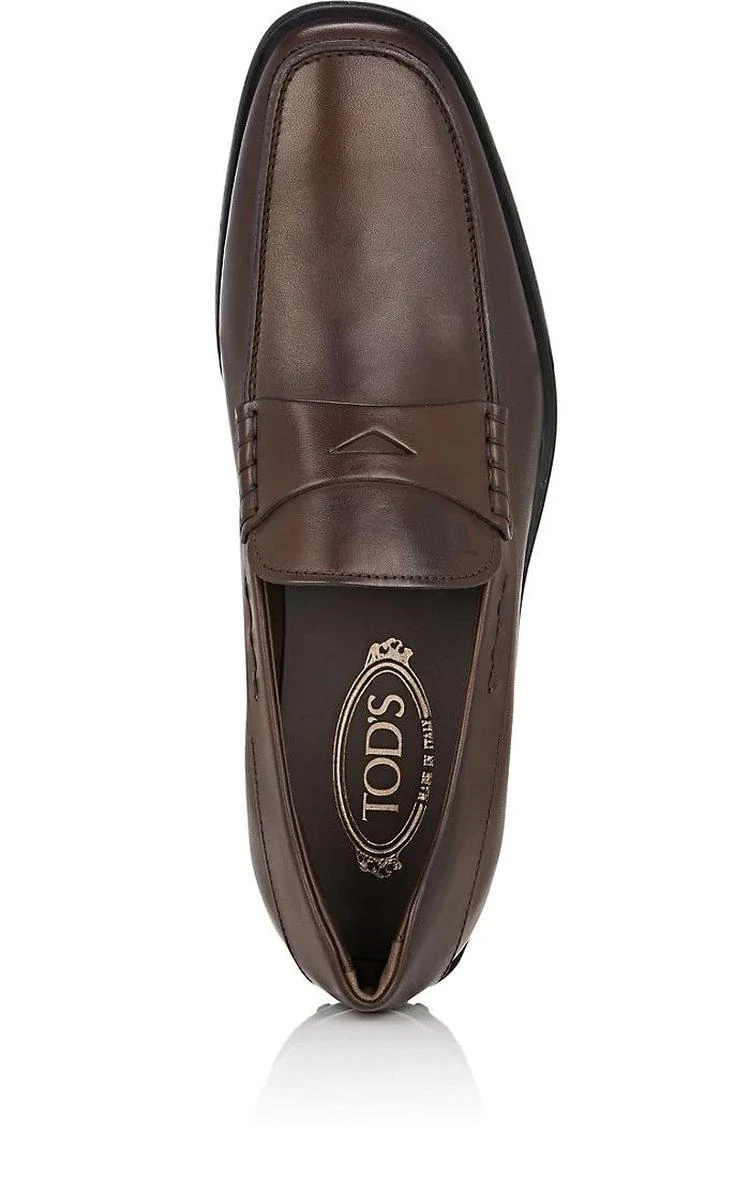 商品Tod's|Leather Penny Loafers,价格¥2225,第4张图片详细描述