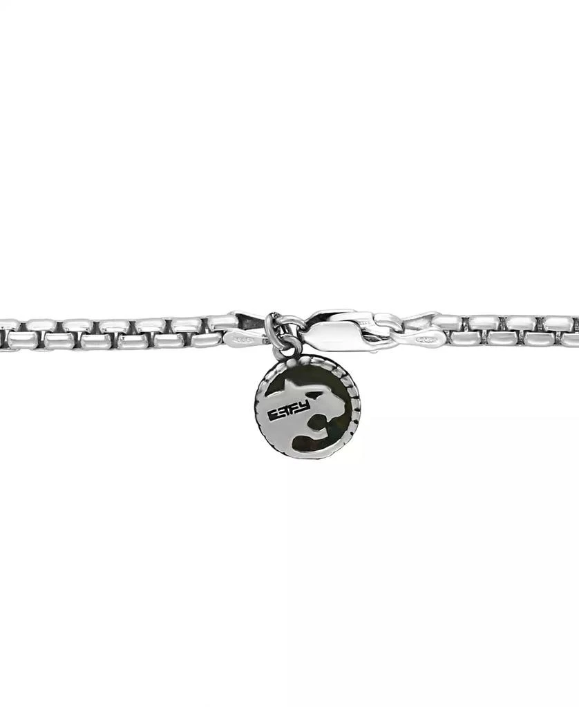 商品Effy|EFFY® Men's Onyx Claw Tiger 22" Pendant Necklace in Sterling Silver,价格¥4757,第3张图片详细描述