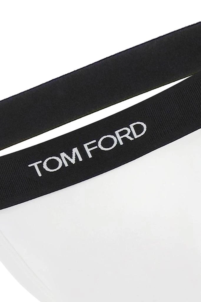 商品Tom Ford|WHITE STRETCH COTTON JOCKSTRAP,价格¥630,第4张图片详细描述