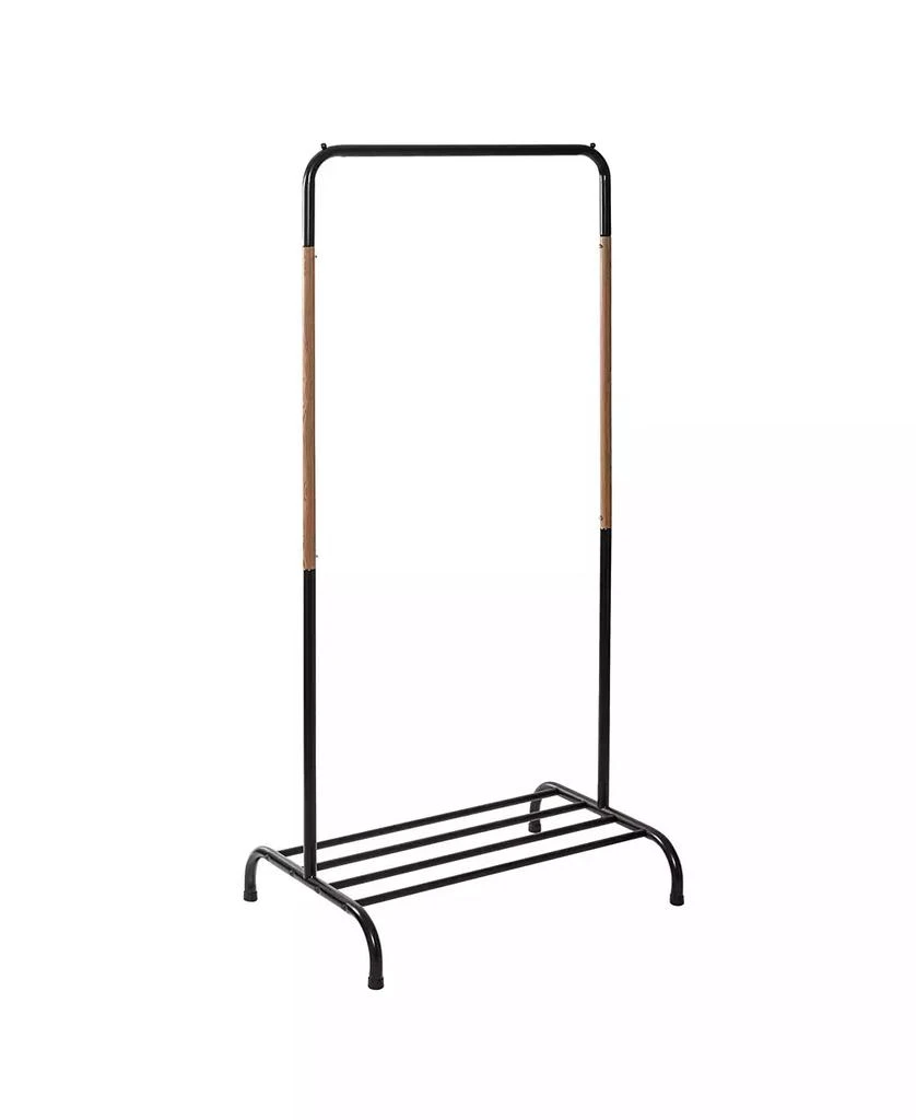 商品Honey Can Do|Shoe Shelf and Hanging Bar for Clothes with Single Garment Rack,价格¥569,第1张图片