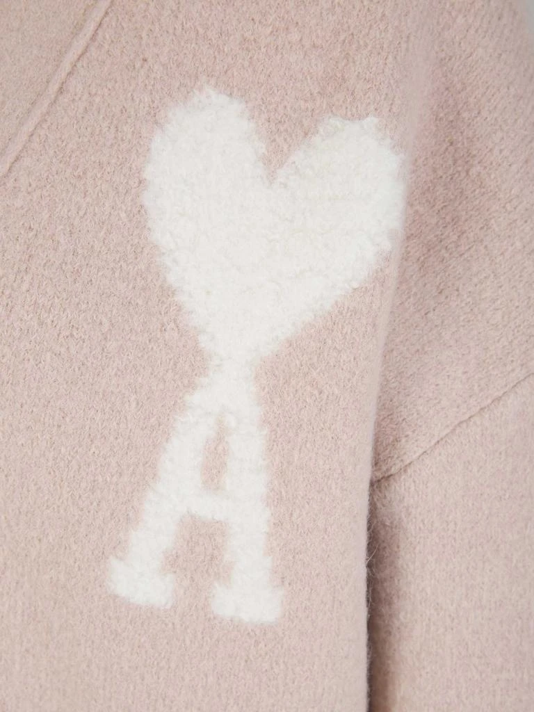 商品AMI|AMI Paris Ami de Coeur Logo Intarsia Knitted Cardigan,价格¥2964,第3张图片详细描述