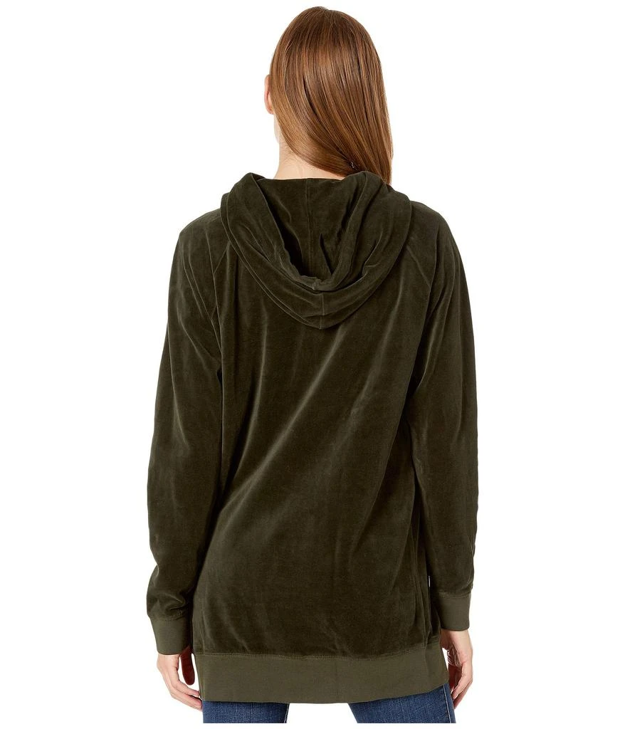 商品Juicy Couture|Velour Oversized Boyfriend Hoodie,价格¥547,第3张图片详细描述