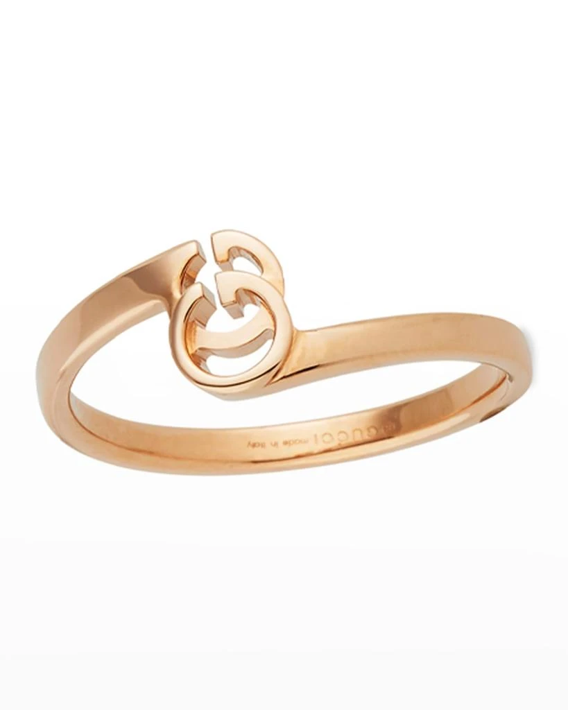 商品Gucci|Running G Stacking Ring in 18K Rose Gold, Size 6.75,价格¥6566,第1张图片