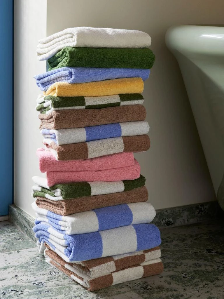 商品HAY|Check Cotton Bath Towel,价格¥709,第1张图片