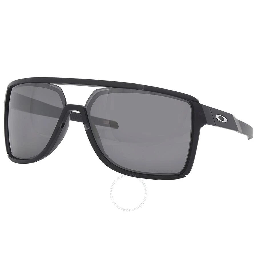 商品Oakley|Castel Prizm Black Polarized Rectangular Men's Sunglasses OO9147 914702 63,价格¥894,第3张图片详细描述