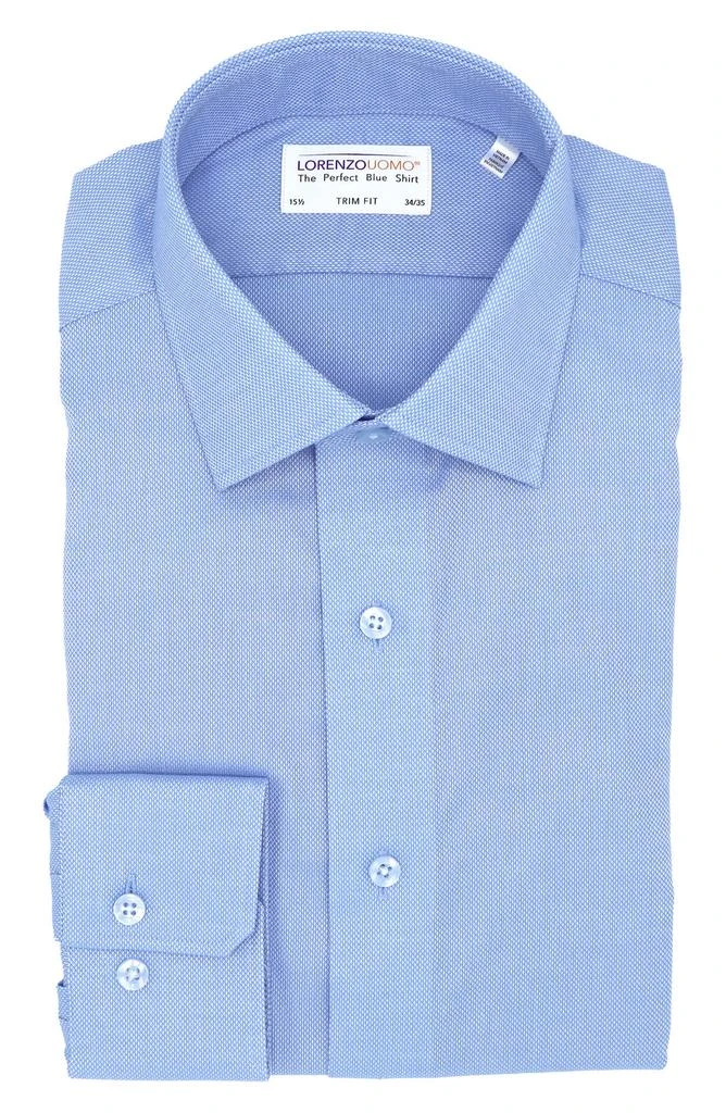 商品Lorenzo Uomo|Royal Oxford Trim Fit Dress Shirt,价格¥411,第1张图片