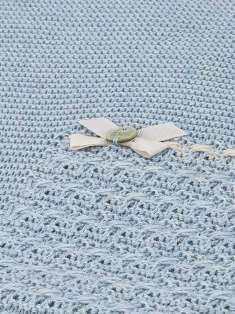 商品Paz Rodriguez|Baby Boys Cotton and Cashmere Blanket in Blue,价格¥376,第2张图片详细描述