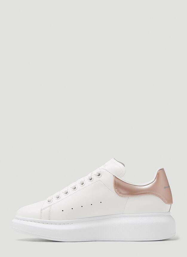 商品Alexander McQueen|Larry Oversized Sneakers in White,价格¥2164,第5张图片详细描述