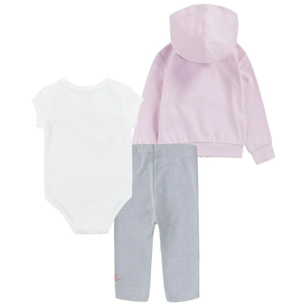 商品NIKE|Baby Girls Dream Chaser Jacket, Bodysuit and Pants, 3 Piece Set,价格¥236,第2张图片详细描述