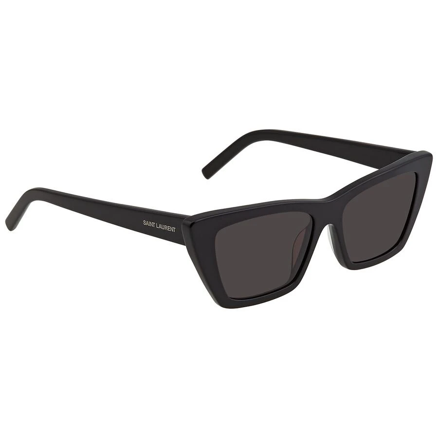 商品Yves Saint Laurent|Grey Cat Eye Ladies Sunglasses SL 276 MICA 001 53,价格¥1684,第3张图片详细描述