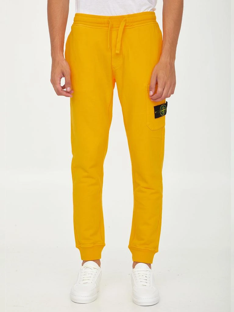 商品Stone Island|Yellow fleece pants,价格¥1847,第1张图片