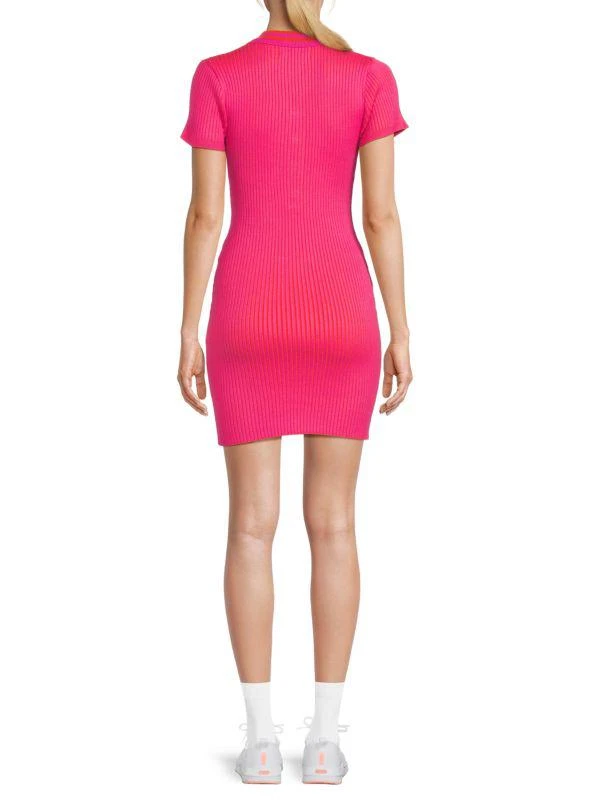 商品Beach Riot|Presley Ribbed Polo Bodycon Minidress,价格¥274,第2张图片详细描述
