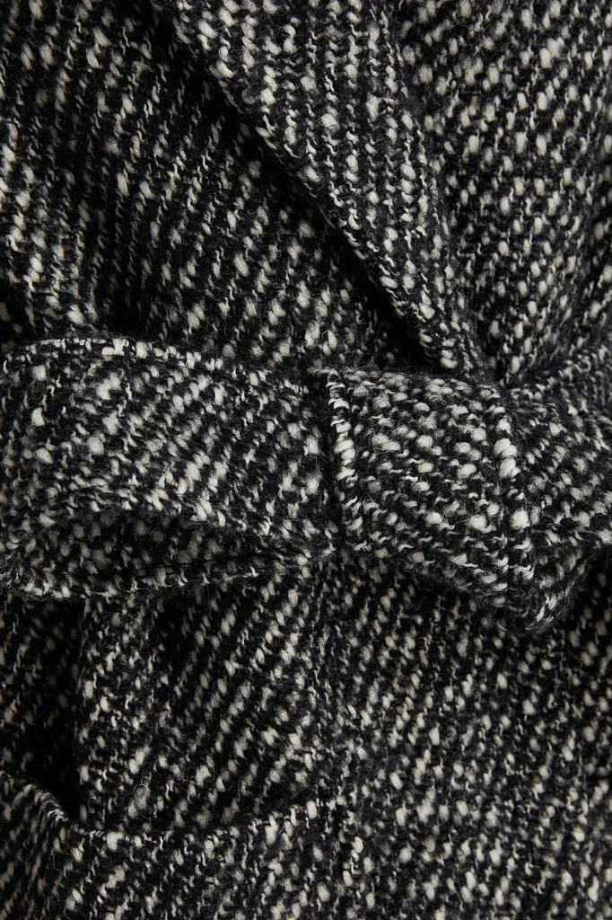 BA&SH Austin belted wool-blend bouclé-tweed coat 4
