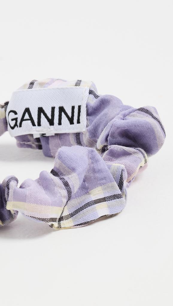 商品Ganni|GANNI 泡泡纱格纹发带,价格¥85,第6张图片详细描述