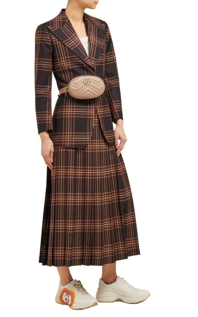 商品Gucci|GG Marmont Matelasse Belt Bag in Beige 85,价格¥12676,第2张图片详细描述