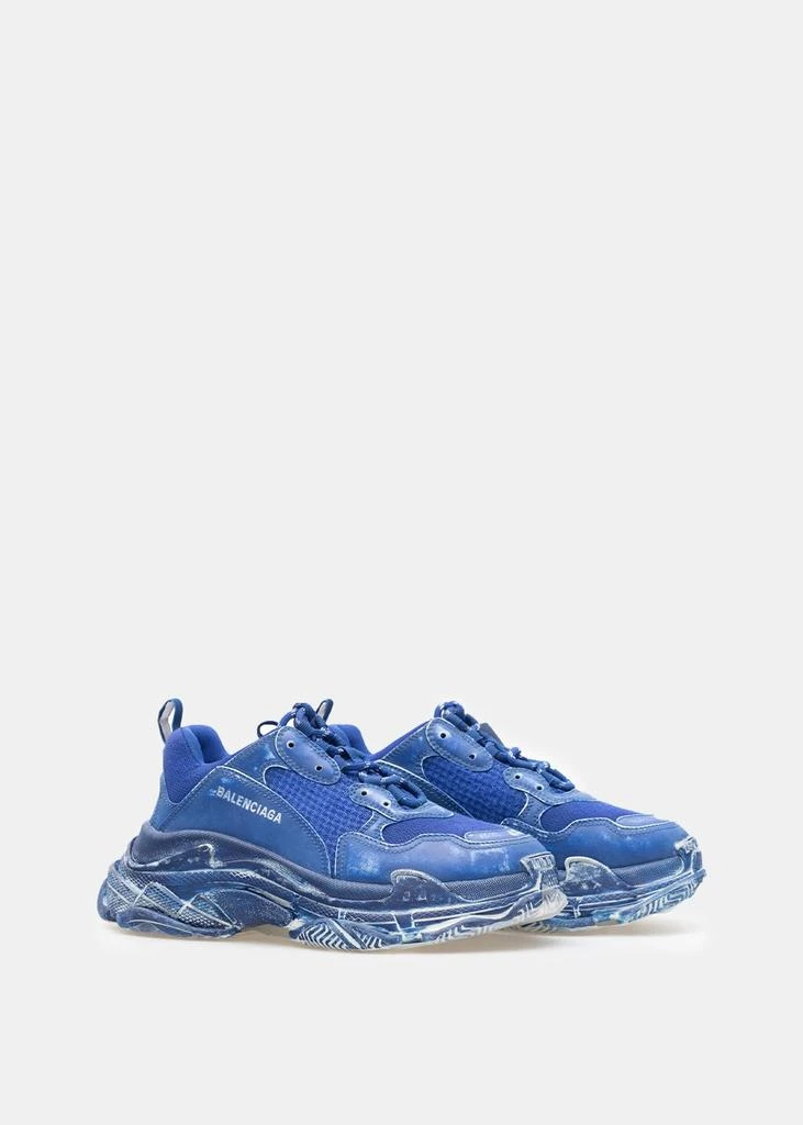 商品Balenciaga|Balenciaga Dark Blue Triple S Sneakers,价格¥4832,第3张图片详细描述