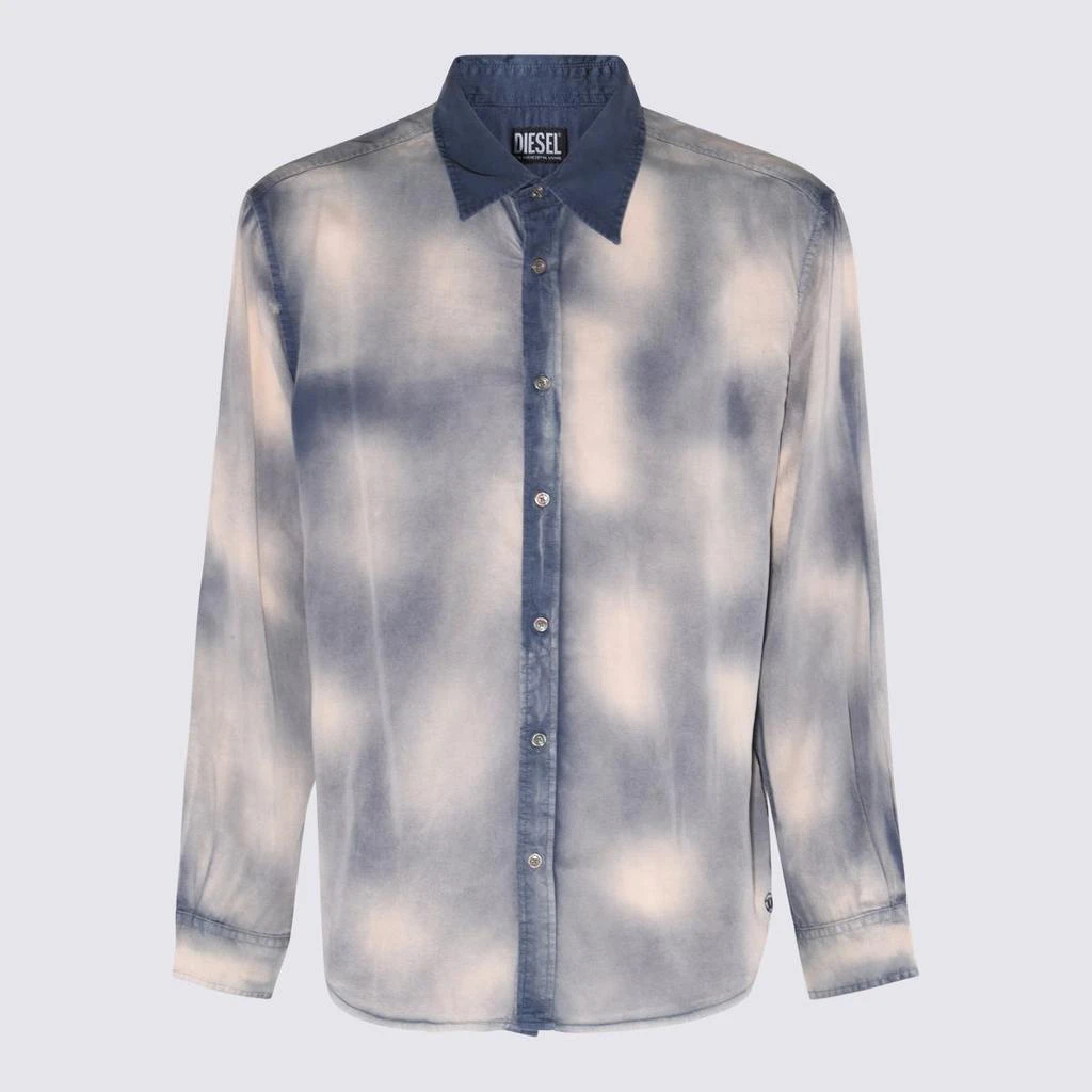 商品Diesel|DIESEL BLUE MULTICOLOUR DENIM SHIRT,价格¥1021,第1张图片