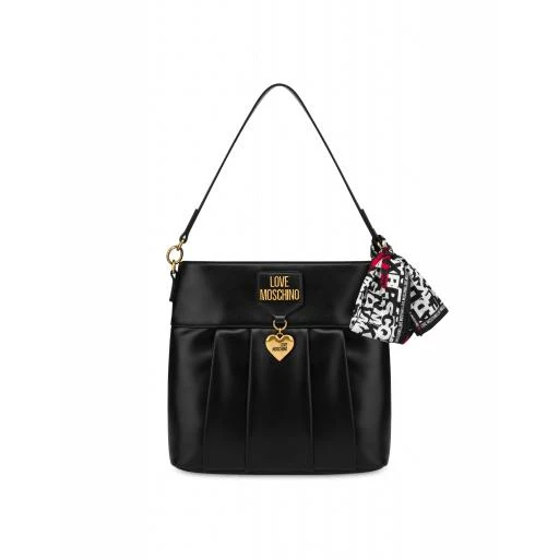 商品Moschino|Soft & Charm Hobo Bag With Foulard,价格¥2847,第1张图片