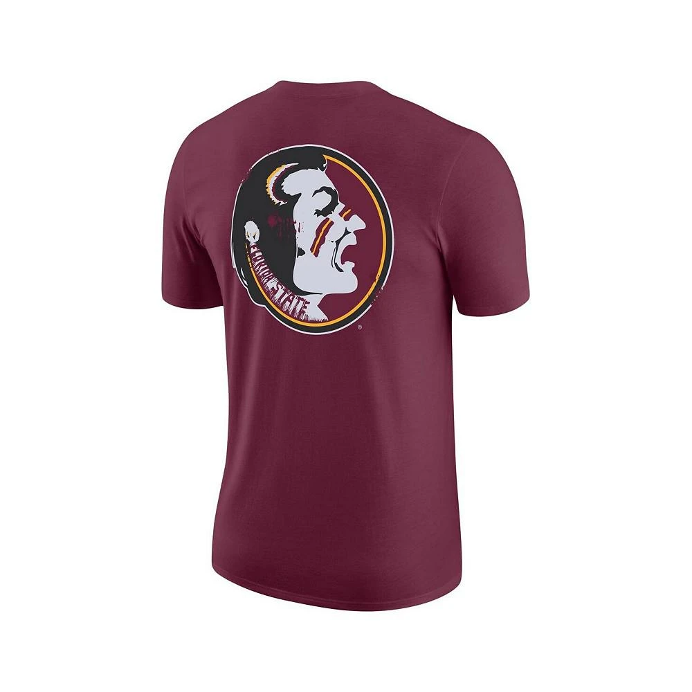 商品NIKE|Men's Garnet Florida State Seminoles 2-Hit Vault Performance T-shirt,价格¥261,第3张图片详细描述