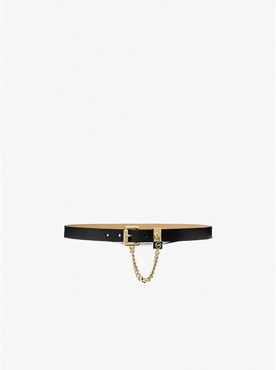 商品Michael Kors|Faux Leather Chain-Link Belt,价格¥163,第1张图片