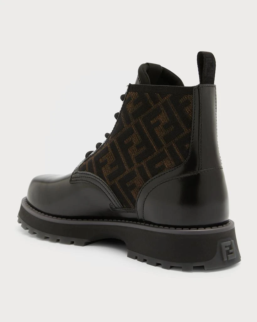 商品Fendi|Men's Monogram Lace-Up Biker Boots,价格¥6212,第3张图片详细描述