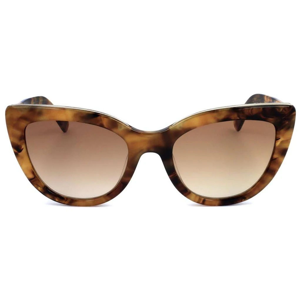 商品Longchamp|Longchamp Women's Brown Cat-Eye Sunglasses,价格¥300,第2张图片详细描述