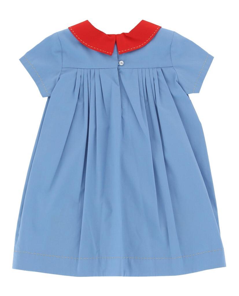 商品Gucci|Girls Embroidered Collar Dress,价格¥1036,第4张图片详细描述