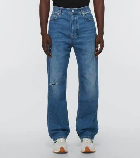 商品Loewe|High-rise straight jeans,价格¥4839,第3张图片详细描述