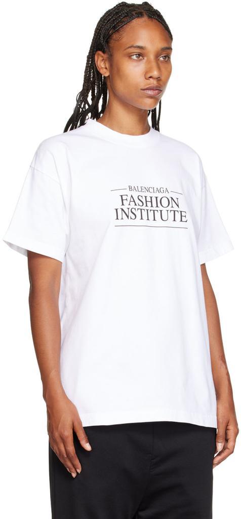 商品Balenciaga|白色印花 T 恤,价格¥4025,第4张图片详细描述