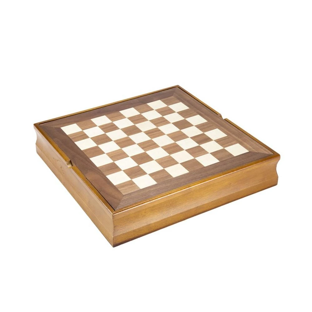 商品Trademark Global|Hey Play 7-In-1 Classic Wooden Board Game Set - Old Fashioned Family Game Night Cards, Dice, Chess, Checkers, Backgammon, Dominoes And Cribbage,价格¥528,第3张图片详细描述