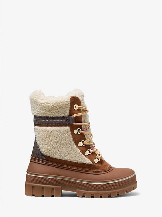 商品Michael Kors|Ozzie Mixed-Media Boot,价��格¥1512,第2张图片详细描述