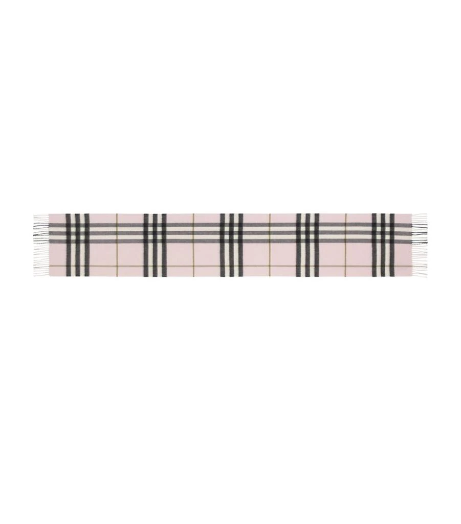 商品Burberry|The Classic Check Cashmere Scarf,价格¥4506,第4张图片详细描述