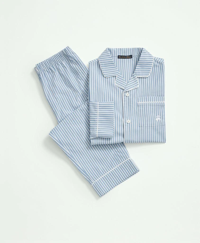 商品Brooks Brothers|Kids Long Sleeve Button Up Pajama Set,价格¥288,第1张图片