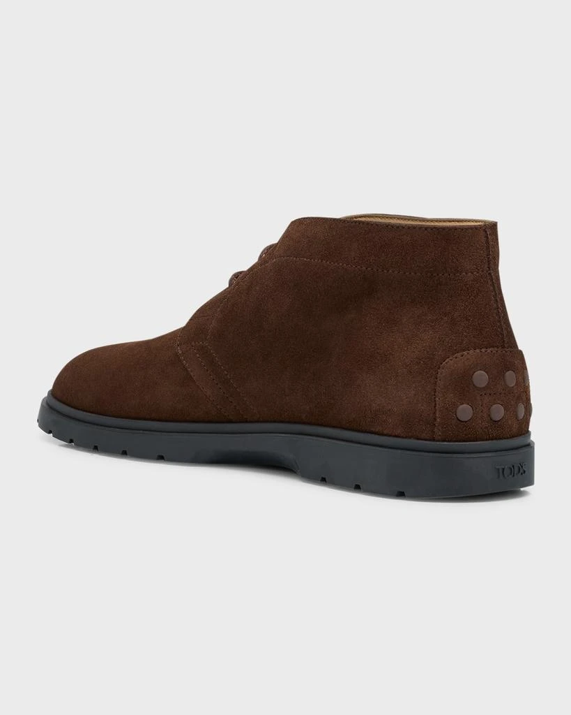 商品Tod's|Men's Polacco Ibrido Estivo Suede Chukka Boots,价格¥6058,第4张图片详细描述