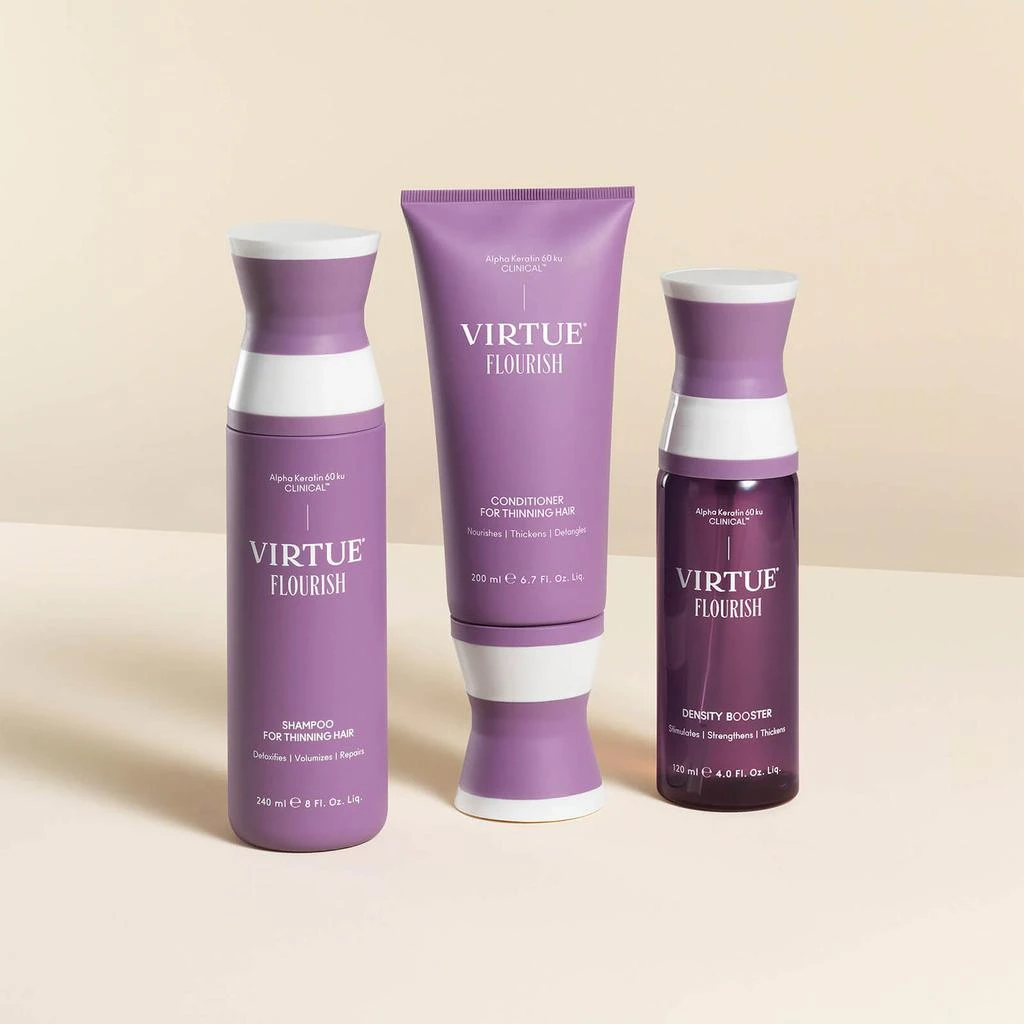 商品VIRTUE|VIRTUE Flourish Nightly Intensive Hair Rejuvenation Treatment Hair Kit 3 piece,价格¥1051,第2张图片详细描述