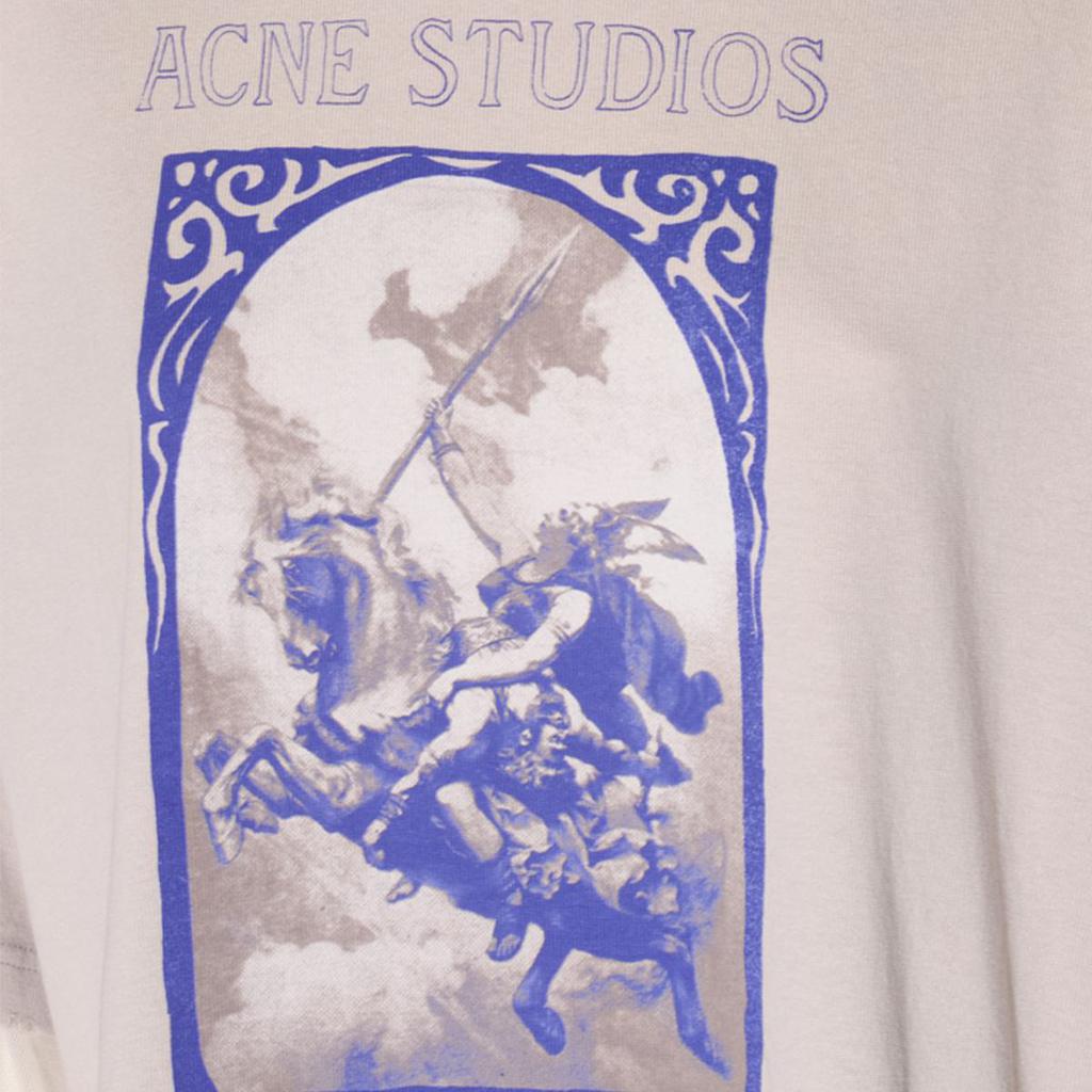 Acne Studios T-shirts and Polos Beige商品第5张图片规格展示