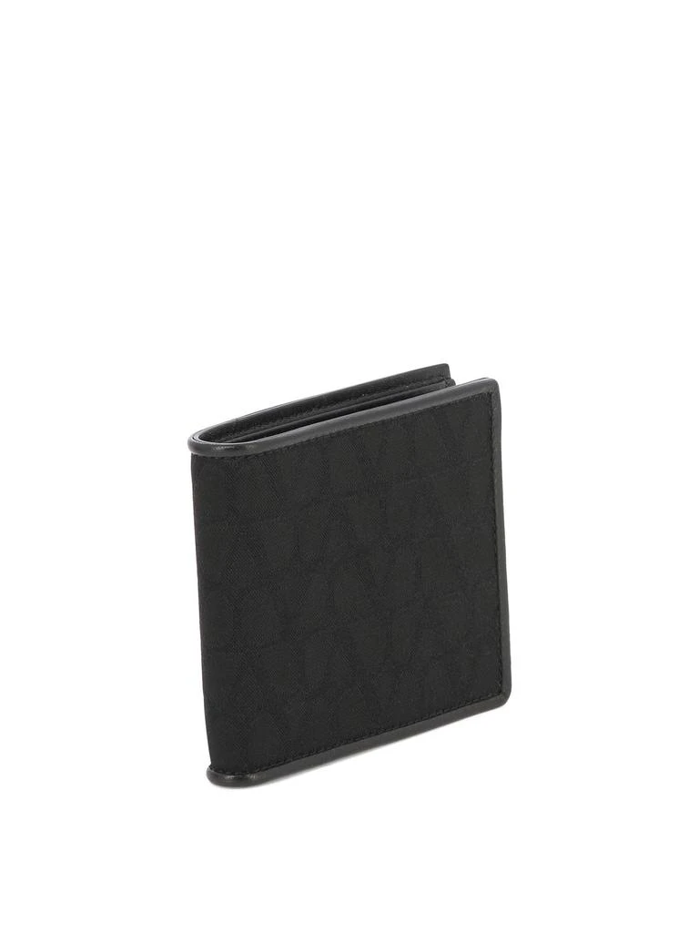 商品Valentino|Wallet In Toile Iconographe Technical Fabric Wallets & Card Holders Black,价格¥1207,第2张图片详细描述