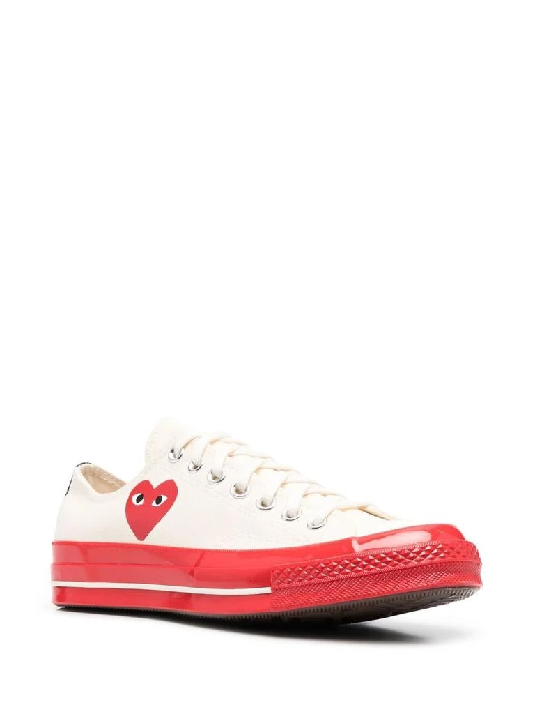 商品Comme des Garcons|COMME DES GARCONS PLAY - Chuck Taylor Low-top Sneakers,价格¥1145,第2张图片详细描述