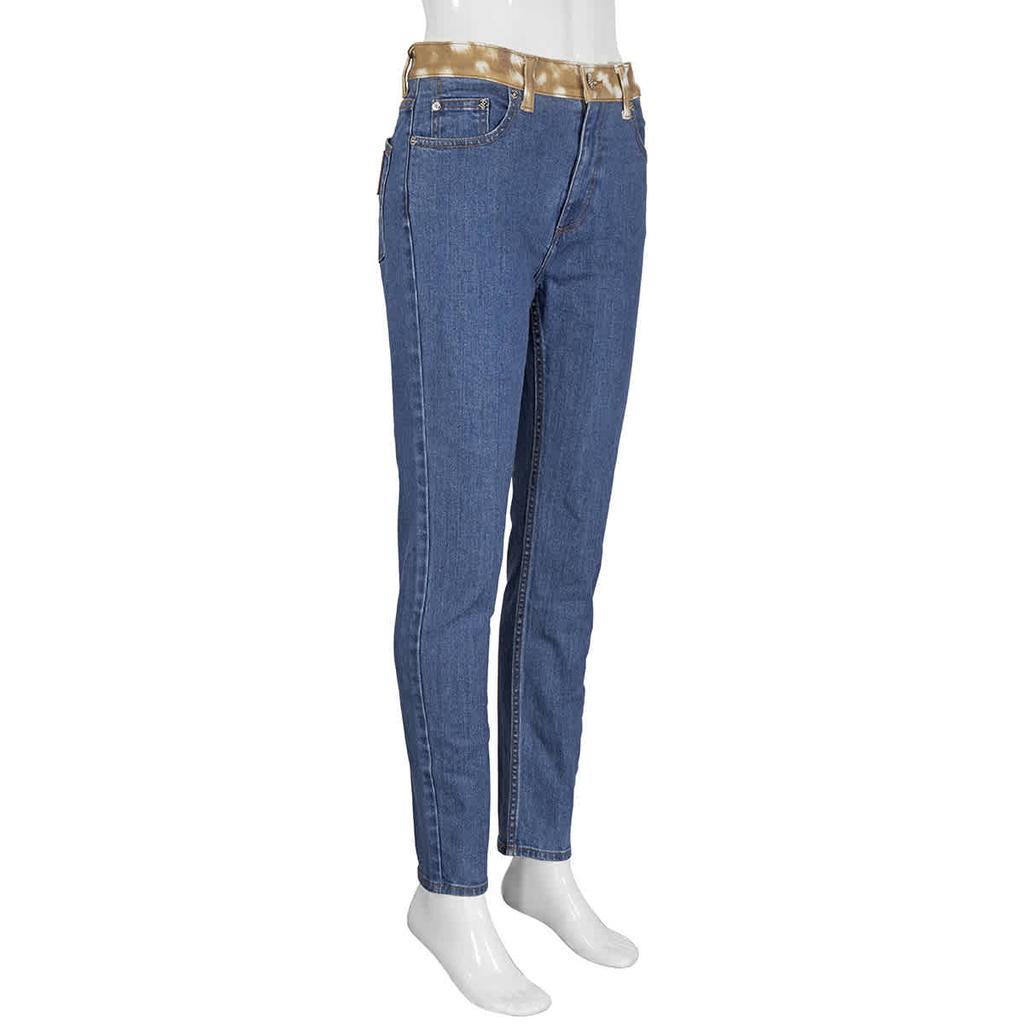 Burberry Blue Bambi Waisted High-rise Skinny Jeans, Waist Size 24商品第2张图片规格展示