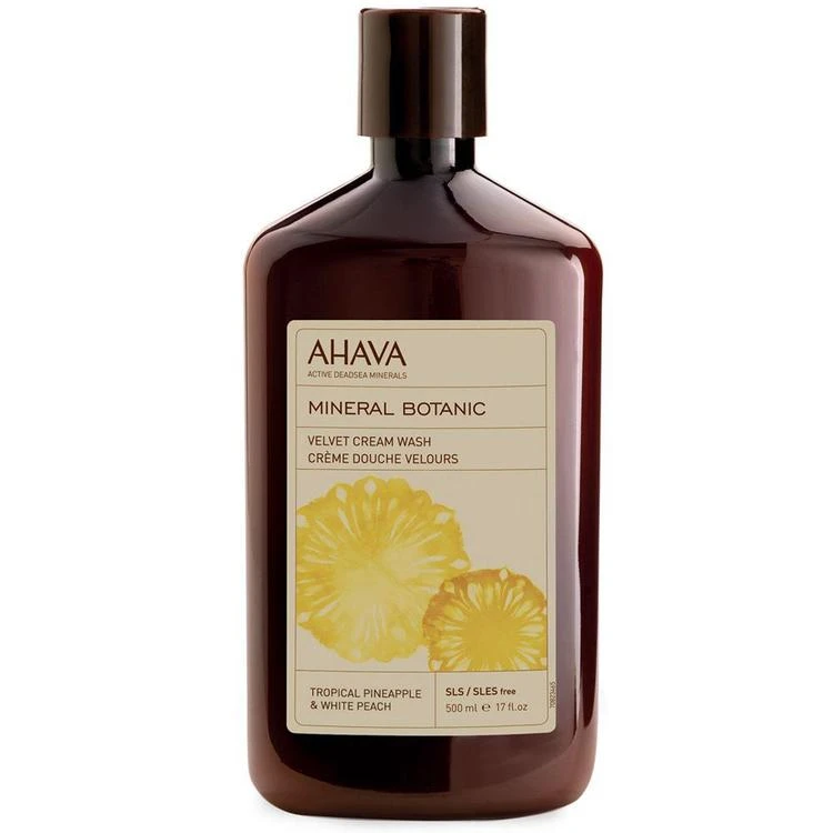 商品AHAVA|Mineral Botanic Tropical Pinapple & White Peach Velvet Cream Wash,价格¥179,第1张图片
