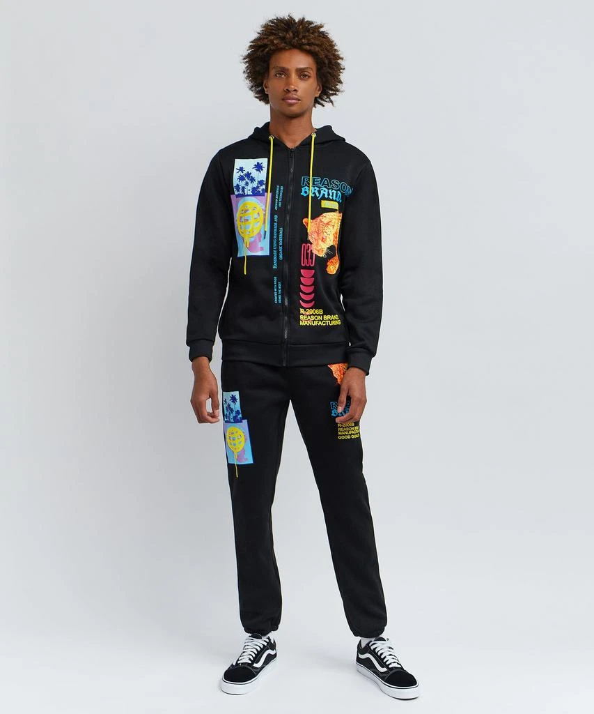 Smilez Zip Up Multi Placement Fleece Hoodie 商品