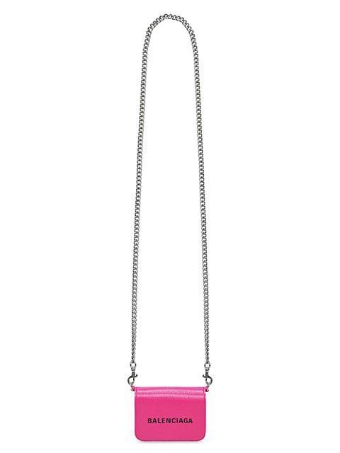 商品Balenciaga|Cash Mini Wallet With Chain,价格¥4140,第7张图片详细描述