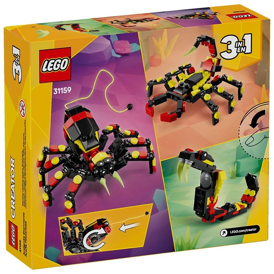 商品Lego Creator|Wild Animals: Surprising Spider 153 Pieces,价格¥95,第2张图片详细描述