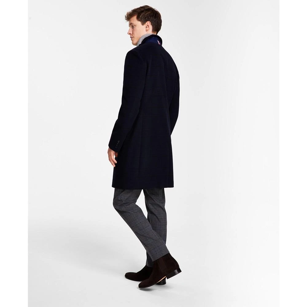 商品Tommy Hilfiger|Men's Modern Fit Single-Breasted Overcoat,价格¥1071,第2张图片详细描述