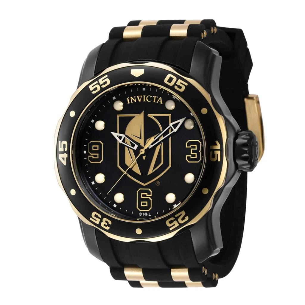 商品Invicta|Invicta Men's Watch - NHL Vegas Golden Knights Rotating Bezel Silicone Strap | 42321,价格¥696,第1张图片