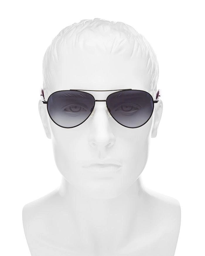 商品Rag & Bone|Brow Bar Aviator Sunglasses, 58mm,价格¥1638,第3张图片详细描述